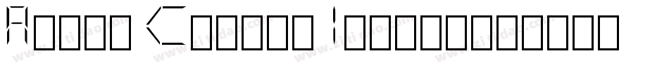 Alien Cyborg Italic字体转换
